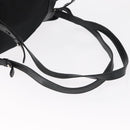 PRADA Backpack Nylon Black Silver Auth 151620-9