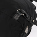 PRADA Backpack Nylon Black Silver Auth 151620-20