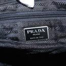 PRADA Backpack Nylon Black Silver Auth 151620-23