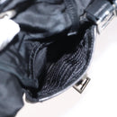 PRADA Backpack Nylon Black Silver Auth 151620-28