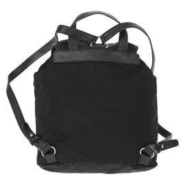 PRADA Backpack Nylon Black Silver Auth 151620 - 0