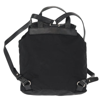PRADA Backpack Nylon Black Silver Auth 151620 - 0