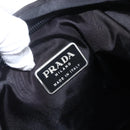 PRADA Shoulder Bag Nylon Black Silver Auth 151621-19