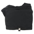 PRADA Shoulder Bag Nylon Black Silver Auth 151621-13