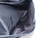 PRADA Shoulder Bag Nylon Black Silver Auth 151621-23