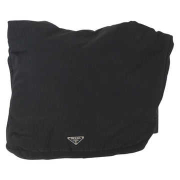 PRADA Shoulder Bag Nylon Black Silver Auth 151621 - 0