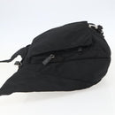 PRADA Shoulder Bag Nylon Black Silver Auth 151621-3