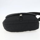 PRADA Shoulder Bag Nylon Black Silver Auth 151621-5