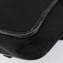 PRADA Shoulder Bag Nylon Black Silver Auth 151622-16
