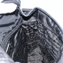 PRADA Shoulder Bag Nylon Black Silver Auth 151622-21