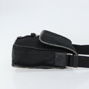 PRADA Shoulder Bag Nylon Black Silver Auth 151622-3