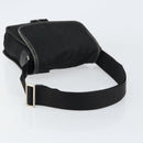 PRADA Shoulder Bag Nylon Black Silver Auth 151622-7