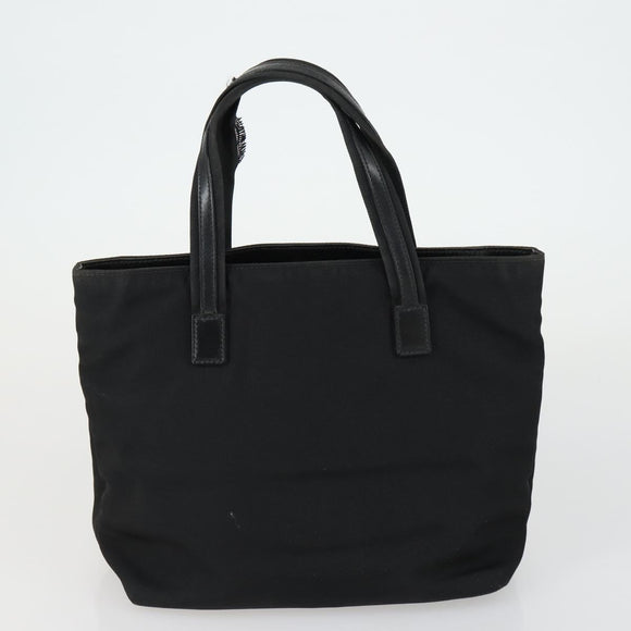 GUCCI GG Supreme Tote Bag PVC Nylon 3 Set Beige Black Auth 151624