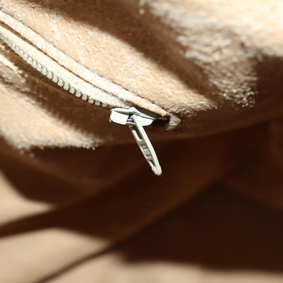 GUCCI GG Plus Supreme Boston Bag PVC Beige Gold Auth 151625