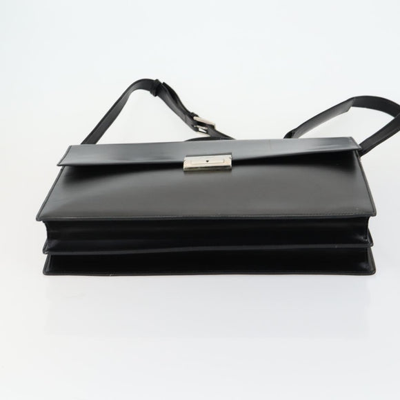 Salvatore Ferragamo Business Bag Leather 2way Black Auth 151628
