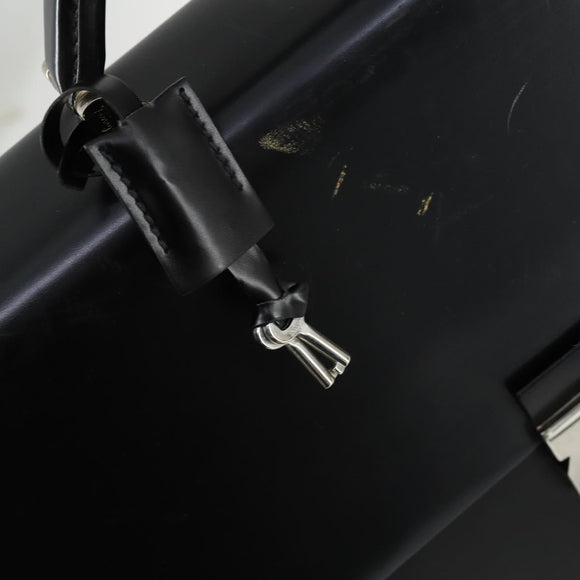 Salvatore Ferragamo Business Bag Leather 2way Black Auth 151628