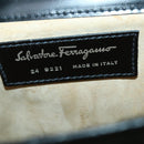 Salvatore Ferragamo Business Bag Leather 2way Black Auth 151628-12
