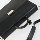 Salvatore Ferragamo Business Bag Leather 2way Black Auth 151628-6