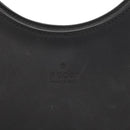 GUCCI Shoulder Bag Enamel Black Silver 001 3778 1705 Auth 151631-14