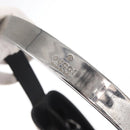 GUCCI Shoulder Bag Enamel Black Silver 001 3778 1705 Auth 151631-16