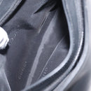 GUCCI Shoulder Bag Enamel Black Silver 001 3778 1705 Auth 151631-21