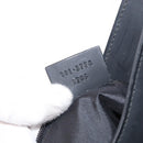 GUCCI Shoulder Bag Enamel Black Silver 001 3778 1705 Auth 151631-25