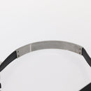 GUCCI Shoulder Bag Enamel Black Silver 001 3778 1705 Auth 151631-8