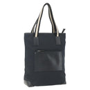 GUCCI GG Canvas Tote Bag Black Silver 019 0401 Auth 151632-1