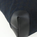 GUCCI GG Canvas Tote Bag Black Silver 019 0401 Auth 151632-13