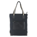 GUCCI GG Canvas Tote Bag Black Silver 019 0401 Auth 151632-2