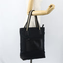 GUCCI GG Canvas Tote Bag Black Silver 019 0401 Auth 151632-25