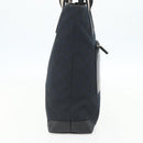 GUCCI GG Canvas Tote Bag Black Silver 019 0401 Auth 151632-4