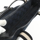 GUCCI GG Canvas Tote Bag Black Silver 019 0401 Auth 151632-6