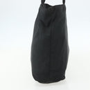 PRADA Tote Bag Nylon Black Silver Auth 151639-4