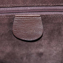 GUCCI Hand Bag Leather Brown Gold 002 0347 Auth 151640-17