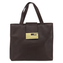 GUCCI Hand Bag Leather Brown Gold 002 0347 Auth 151640-13