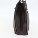 GUCCI Hand Bag Leather Brown Gold 002 0347 Auth 151640-3