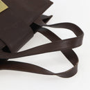 GUCCI Hand Bag Leather Brown Gold 002 0347 Auth 151640-7