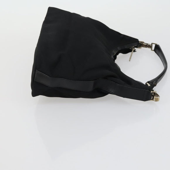 GUCCI GG Canvas Shoulder Bag Nylon 3 Set Black Auth 151641