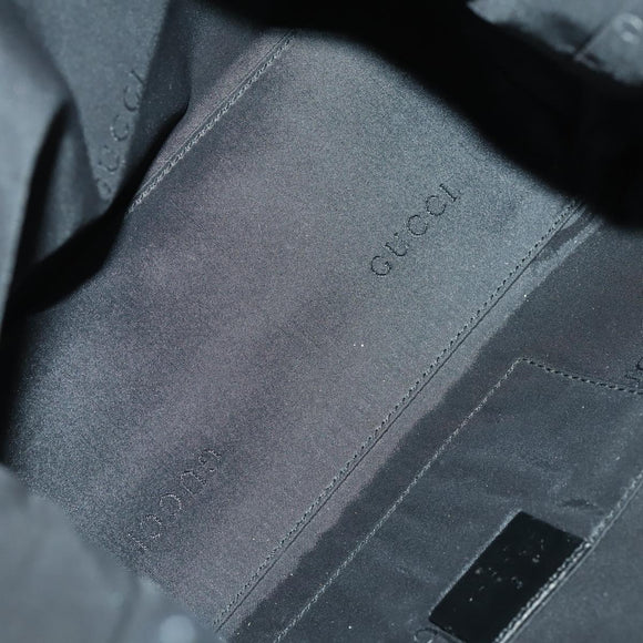 GUCCI GG Canvas Shoulder Bag Nylon 3 Set Black Auth 151641