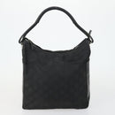 GUCCI GG Canvas Shoulder Bag Nylon 3 Set Black Auth 151641-2