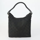 GUCCI GG Canvas Shoulder Bag Nylon 3 Set Black Auth 151641-3