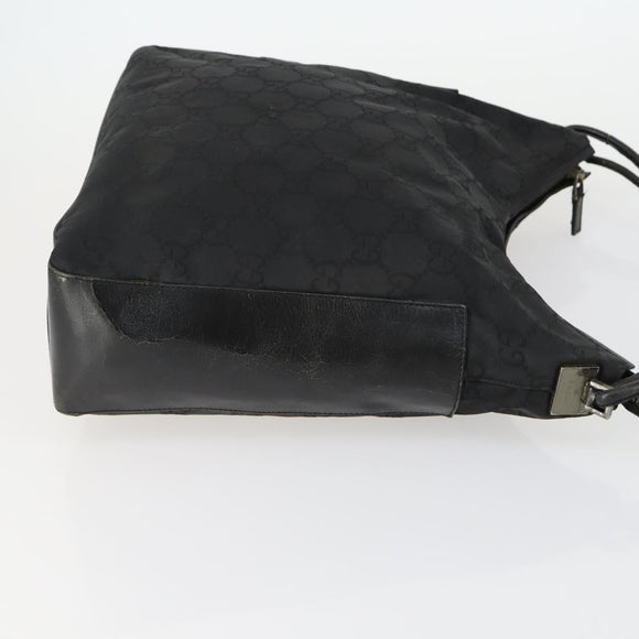 GUCCI GG Canvas Shoulder Bag Nylon 3 Set Black Auth 151641