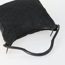 GUCCI GG Canvas Shoulder Bag Nylon 3 Set Black Auth 151641-5