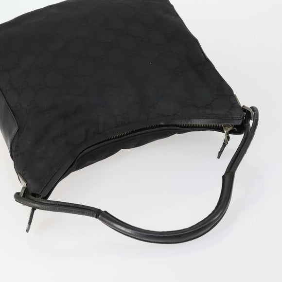 GUCCI GG Canvas Shoulder Bag Nylon 3 Set Black Auth 151641