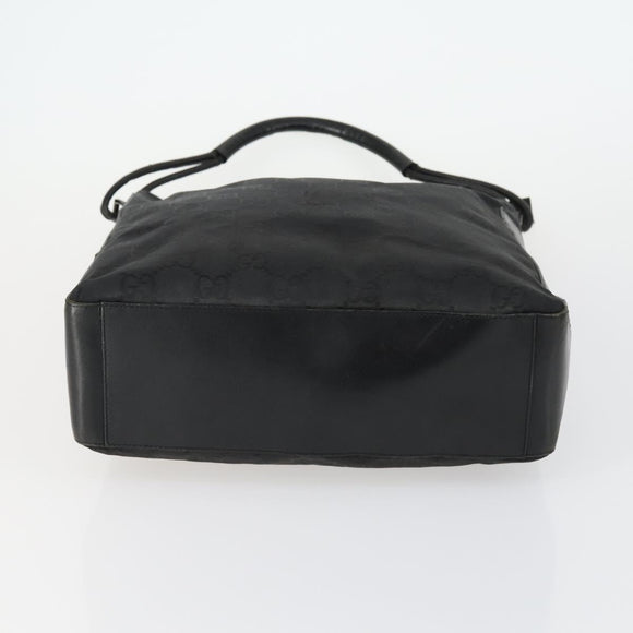 GUCCI GG Canvas Shoulder Bag Nylon 3 Set Black Auth 151641