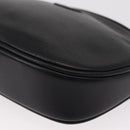 GUCCI Shoulder Bag Leather Black Gold 007 00 0094 Auth 151642-11