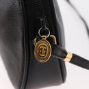 GUCCI Shoulder Bag Leather Black Gold 007 00 0094 Auth 151642-14