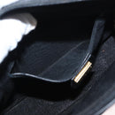 GUCCI Shoulder Bag Leather Black Gold 007 00 0094 Auth 151642-20