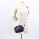 GUCCI Shoulder Bag Leather Black Gold 007 00 0094 Auth 151642-22